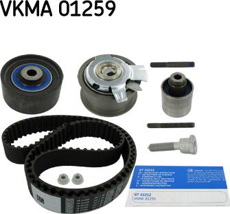 SKF VKMA 01259 - Комплект зубчатого ремня ГРМ autosila-amz.com