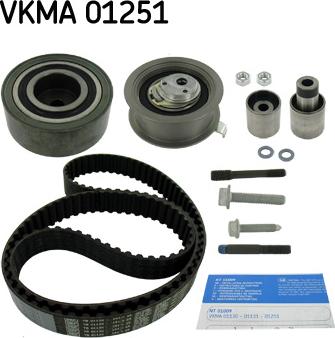 SKF VKMA 01251 - Комплект зубчатого ремня ГРМ autosila-amz.com
