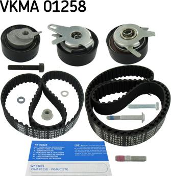 SKF VKMA 01258 - Комплект зубчатого ремня ГРМ autosila-amz.com