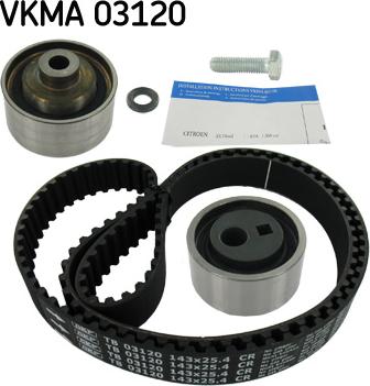SKF VKMA 03120 - Комплект зубчатого ремня ГРМ autosila-amz.com