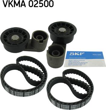 SKF VKMA 02500 - Комплект зубчатого ремня ГРМ autosila-amz.com