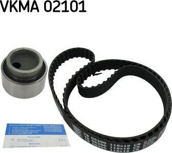 SKF VKMA 02101 - Комплект зубчатого ремня ГРМ autosila-amz.com
