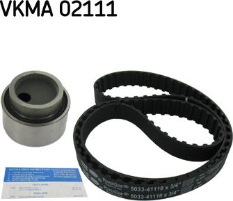 SKF VKMA 02111 - Комплект зубчатого ремня ГРМ autosila-amz.com