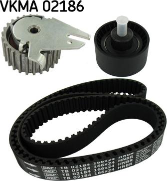 SKF VKMA 02186 - Комплект зубчатого ремня ГРМ autosila-amz.com