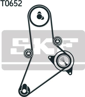 SKF VKMA 02384 - рем.к-кт ГРМ!\ Fiat Ducato 2.5TD/TDi/2.8D 90-02 autosila-amz.com