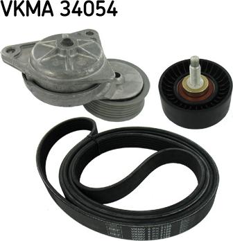 SKF VKMA 34054 - Поликлиновый ременный комплект autosila-amz.com