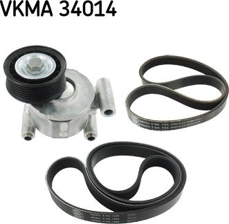 SKF VKMA 34014 - Поликлиновый ременный комплект autosila-amz.com