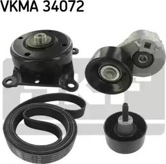 SKF VKMA 34072 - Поликлиновый ременный комплект autosila-amz.com