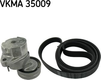 SKF VKMA 35009 - Поликлиновый ременный комплект autosila-amz.com