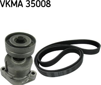 SKF VKMA 35008 - Поликлиновый ременный комплект autosila-amz.com