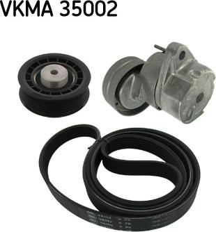 SKF VKMA 35002 - Поликлиновый ременный комплект autosila-amz.com