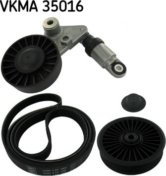SKF VKMA 35016 - Поликлиновый ременный комплект autosila-amz.com