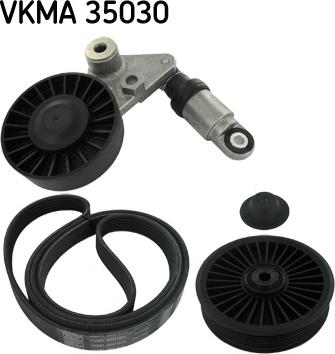 SKF VKMA 35030 - рем.к-кт НО! с AC\ Opel Astra 2.0Di/DTi/2.2DTi 98>/Zafira 2.0DTi/2.2DTi 02> autosila-amz.com