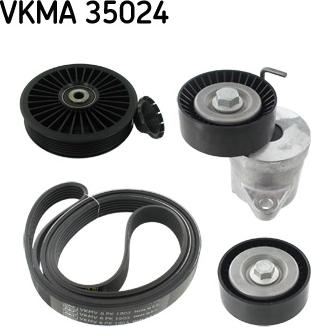 SKF VKMA 35024 - Поликлиновый ременный комплект autosila-amz.com