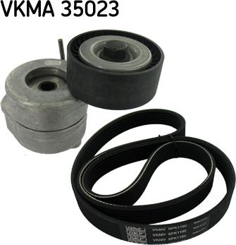 SKF VKMA 35023 - Поликлиновый ременный комплект autosila-amz.com