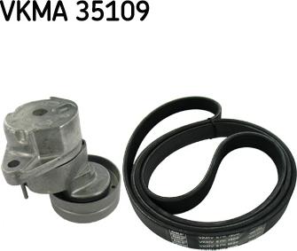SKF VKMA 35109 - Поликлиновый ременный комплект autosila-amz.com