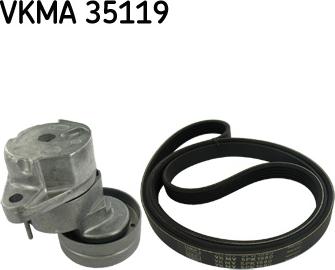 SKF VKMA 35119 - Поликлиновый ременный комплект autosila-amz.com