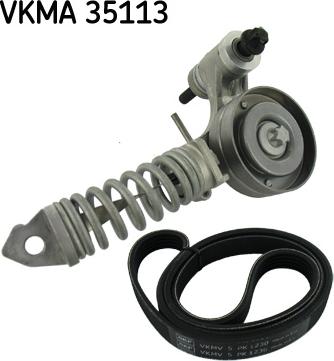 SKF VKMA 35113 - Поликлиновый ременный комплект autosila-amz.com