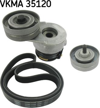 SKF VKMA 35120 - Поликлиновый ременный комплект autosila-amz.com