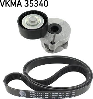 SKF VKMA 35340 - Поликлиновый ременный комплект autosila-amz.com