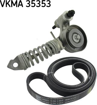 SKF VKMA 35353 - Поликлиновый ременный комплект autosila-amz.com