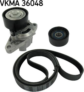 SKF VKMA 36048 - Поликлиновый ременный комплект autosila-amz.com
