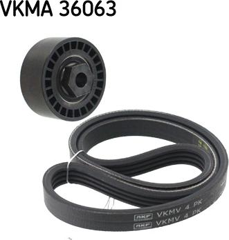 SKF VKMA 36063 - Поликлиновый ременный комплект autosila-amz.com