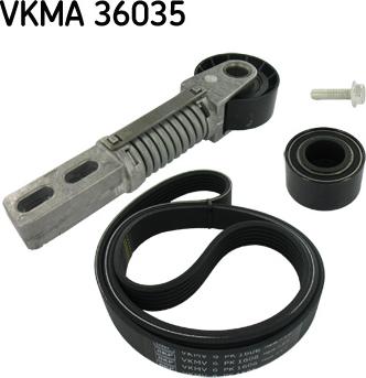 SKF VKMA 36035 - Поликлиновый ременный комплект autosila-amz.com