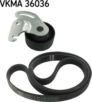 SKF VKMA 36036 - Поликлиновый ременный комплект autosila-amz.com