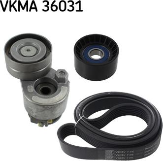 SKF VKMA 36031 - Поликлиновый ременный комплект autosila-amz.com