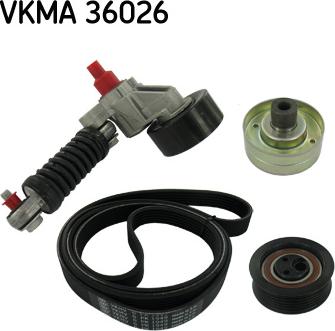 SKF VKMA 36026 - Поликлиновый ременный комплект autosila-amz.com