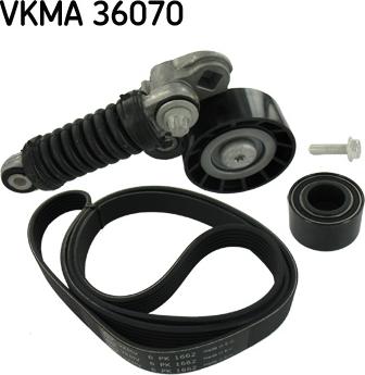 SKF VKMA 36070 - Поликлиновый ременный комплект autosila-amz.com