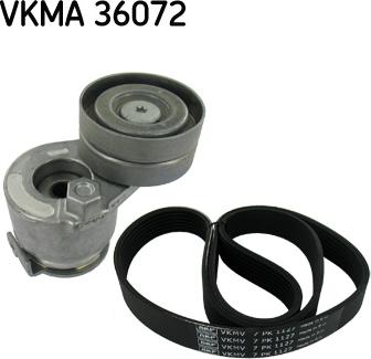 SKF VKMA 36072 - Поликлиновый ременный комплект autosila-amz.com