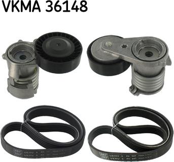 SKF VKMA 36148 - Поликлиновый ременный комплект autosila-amz.com