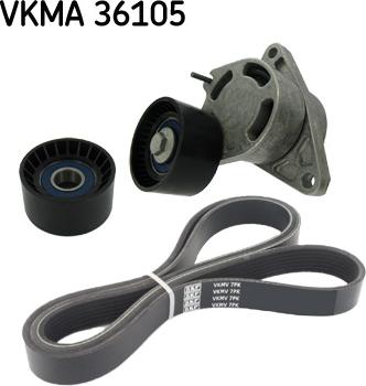 SKF VKMA 36105 - Поликлиновый ременный комплект autosila-amz.com