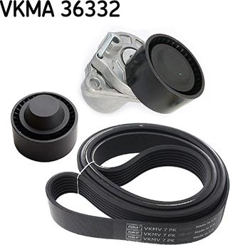 SKF VKMA 36332 - Поликлиновый ременный комплект autosila-amz.com