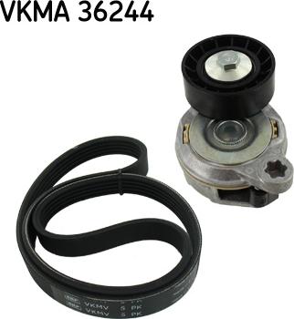 SKF VKMA 36244 - Поликлиновый ременный комплект autosila-amz.com