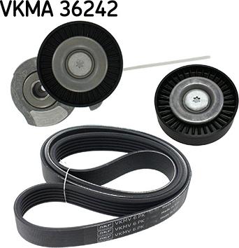 SKF VKMA 36242 - Поликлиновый ременный комплект autosila-amz.com