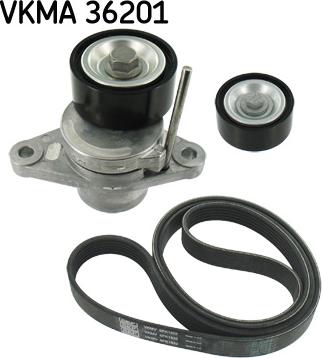 SKF VKMA 36201 - Поликлиновый ременный комплект autosila-amz.com