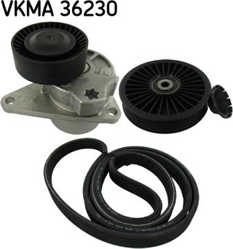 SKF VKMA 36230 - Поликлиновый ременный комплект autosila-amz.com