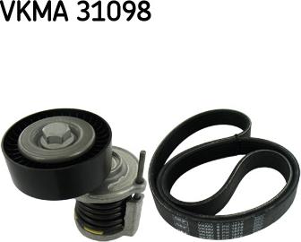 SKF VKMA 31098 - Поликлиновый ременный комплект autosila-amz.com