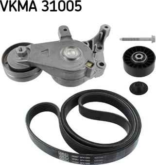 SKF VKMA 31005 - Поликлиновый ременный комплект autosila-amz.com