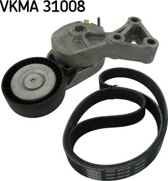 SKF VKMA 31008 - Поликлиновый ременный комплект autosila-amz.com