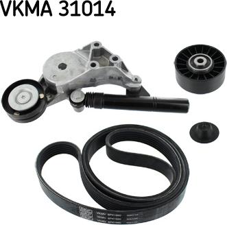 SKF VKMA 31014 - Поликлиновый ременный комплект autosila-amz.com