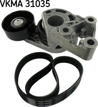SKF VKMA 31035 - Поликлиновый ременный комплект autosila-amz.com