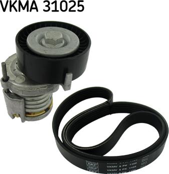 SKF VKMA 31025 - Комплект поликл.ремня Skoda, VW дв. 1,4 (04-) autosila-amz.com