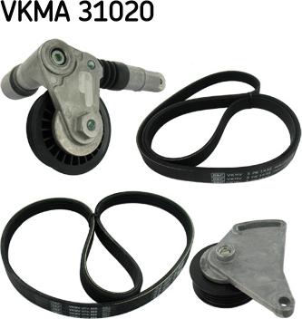 SKF VKMA 31020 - Поликлиновый ременный комплект autosila-amz.com