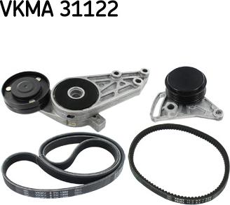 SKF VKMA 31122 - Поликлиновый ременный комплект autosila-amz.com