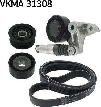 SKF VKMA 31308 - Поликлиновый ременный комплект autosila-amz.com