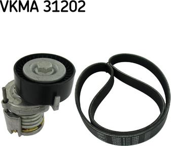 SKF VKMA 31202 - Поликлиновый ременный комплект autosila-amz.com